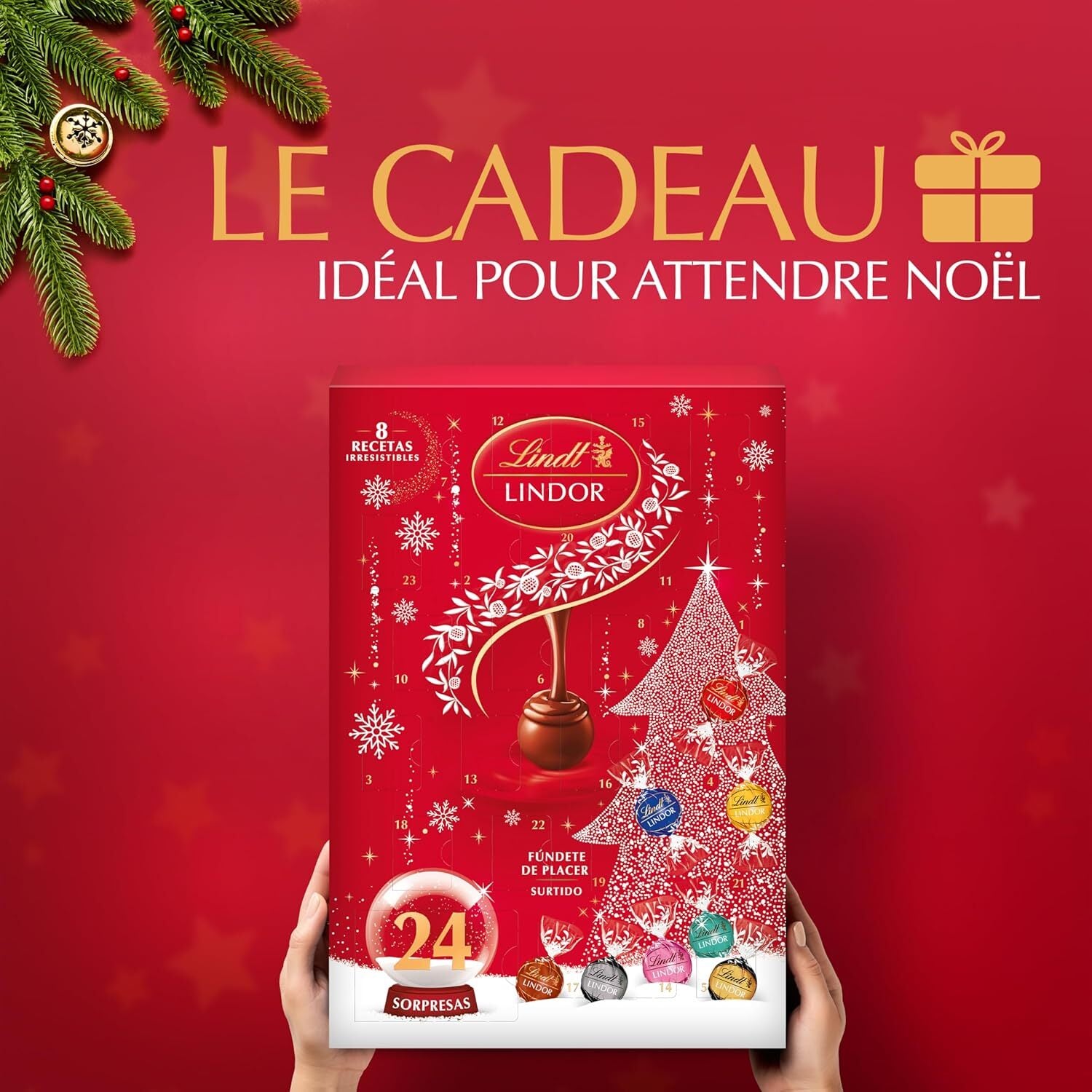 Calendrier de l'Avent LINDOR - Lindt 312g