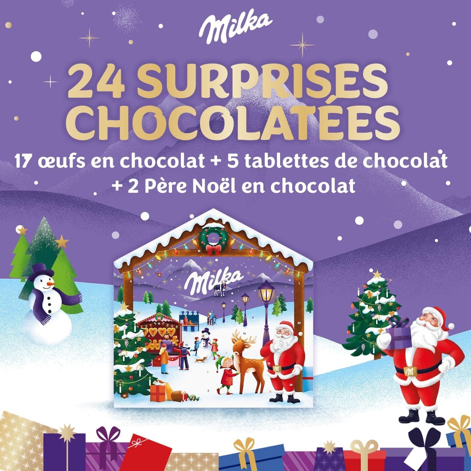 Calendrier de l'Avent Magic Mix - Milka 147g